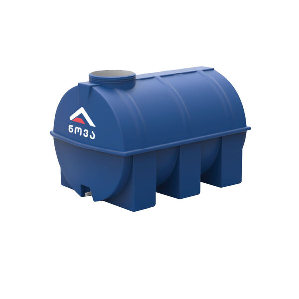 2000 ლ ორშრიანი ლურჯი-თეთრი ცილინდრულ-ჰორიზონტალური ავზი NOVA 2000 ლ ორშრიანი ლურჯი-თეთრი ცილინდრულ-ჰორიზონტალური ავზი NOVA