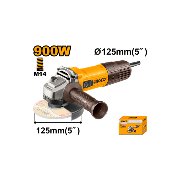 ელექტრო კუთხსახეხი 900W (AG90028) INGCO ელექტრო კუთხსახეხი 900W (AG90028) INGCO
