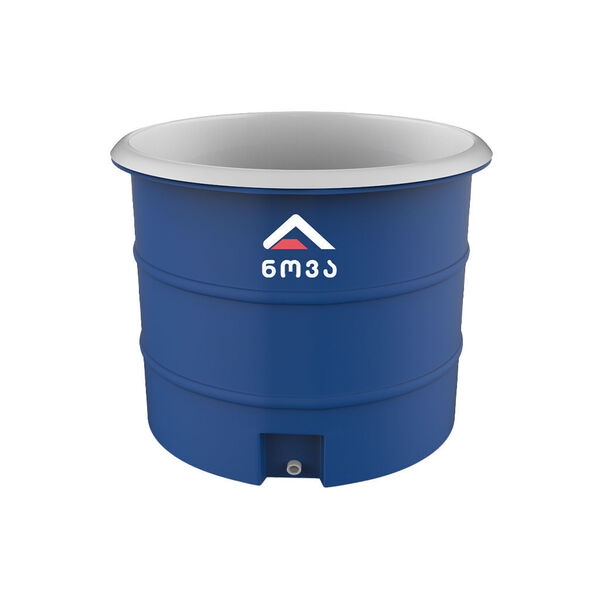 1500 ლ ორშრიანი ლურჯი-თეთრი ღია ავზი თავსახურით (ჩანი) NOVA 1500 ლ ორშრიანი ლურჯი-თეთრი ღია ავზი თავსახურით (ჩანი) NOVA